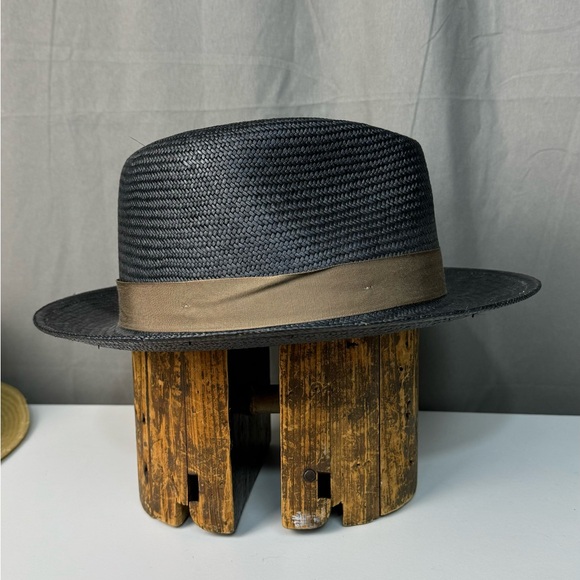 Fedora black straw Magil - Picture 4 of 4